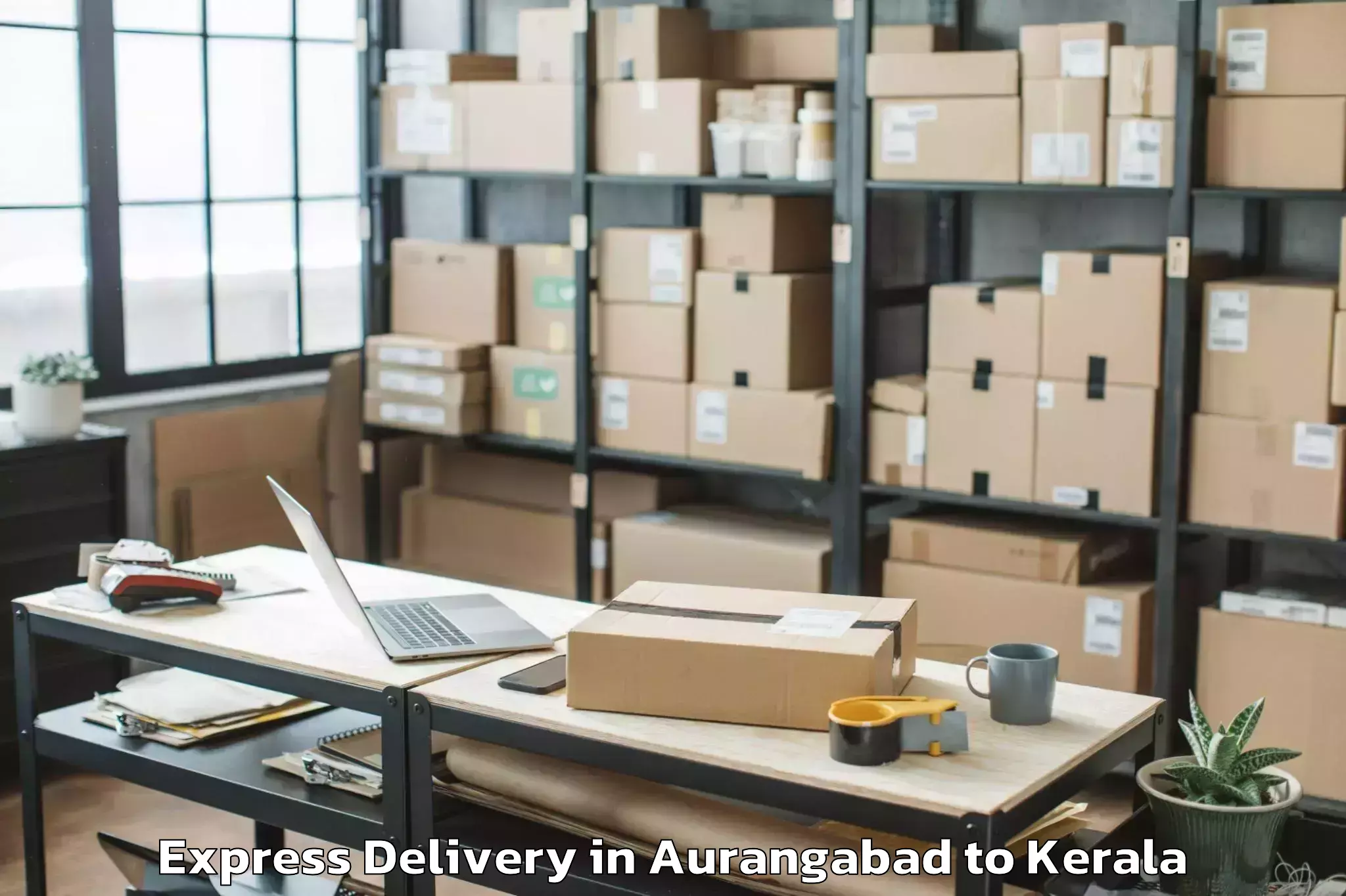 Book Aurangabad to Mall Of Joy Kottayam Express Delivery